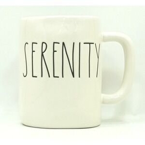 Rae Dunn SERENITY Mug Teal / Agua / Turquoise / Blue Interior by Magenta